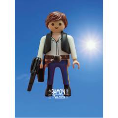 PLAYMOBIL CUSTOM HAN Solo Version .2 (Star Wars IV) Ref-0123 PLAYMOBIL CUSTOM HAN Solo Version .2 (Star Wars IV) Ref-0123